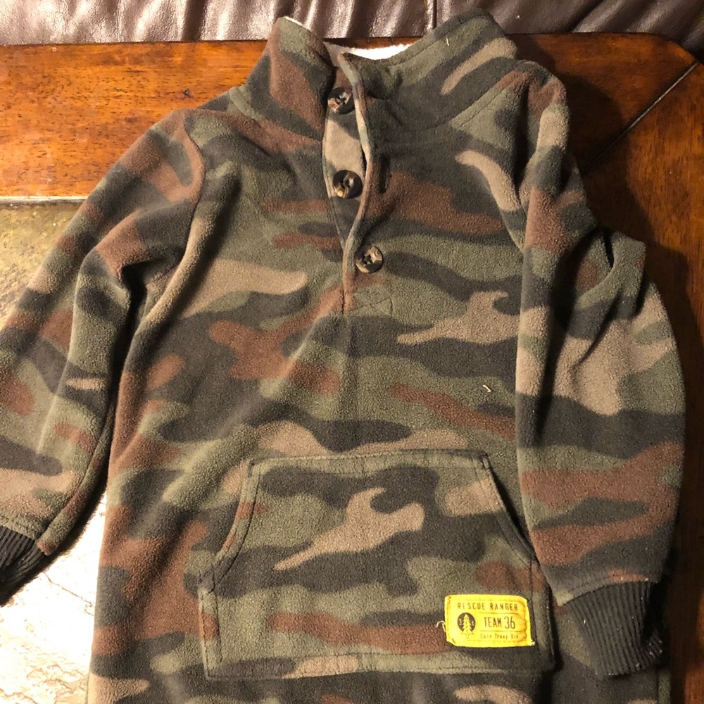 Camouflage Fleece One Piece